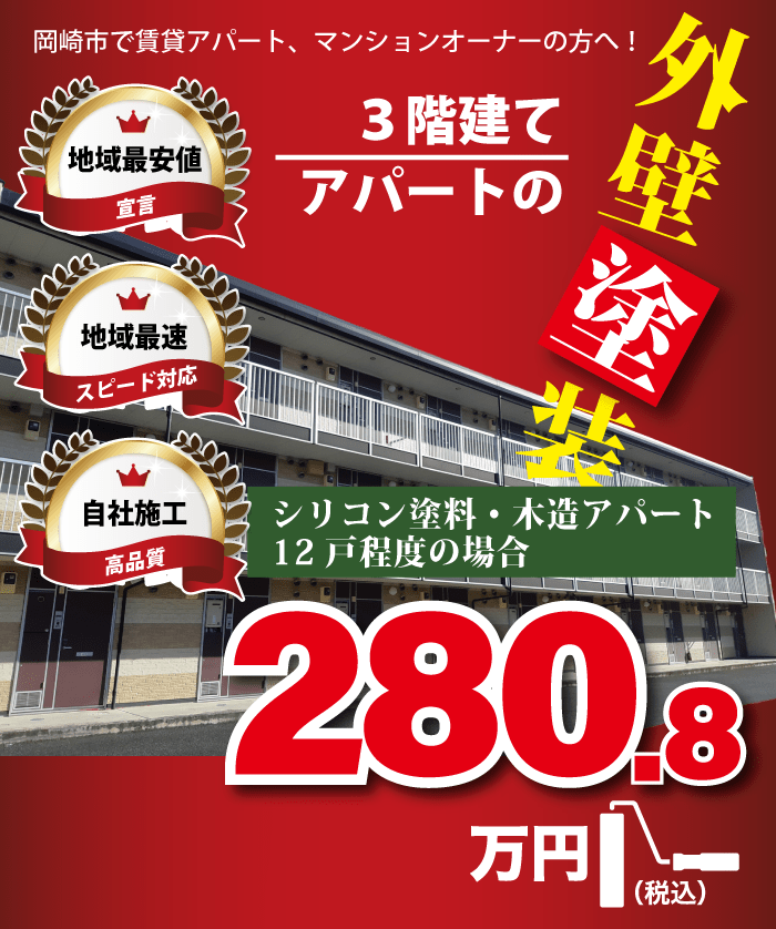 岡崎市で賃貸アパート、マンションオーナーの方へ!