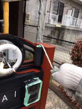 岡崎市大西町のT様邸でシリコン塗装　外壁塗装施工