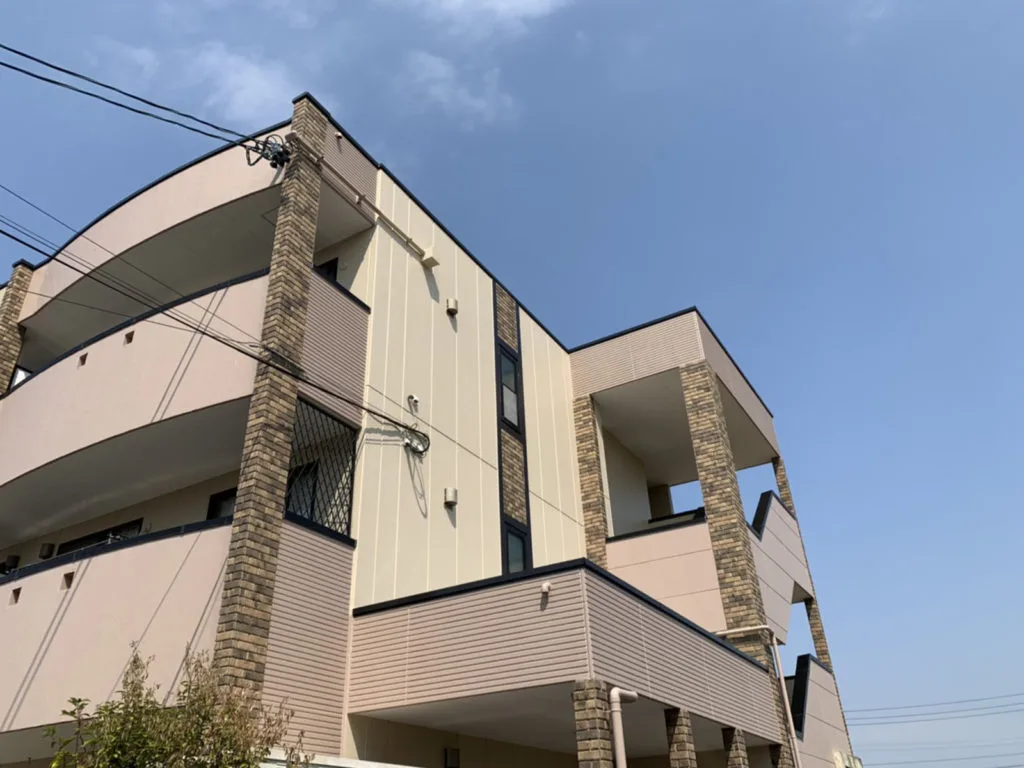 高浜市のマンションフロイデ天翔A棟・B棟様で外壁塗装改修工事
