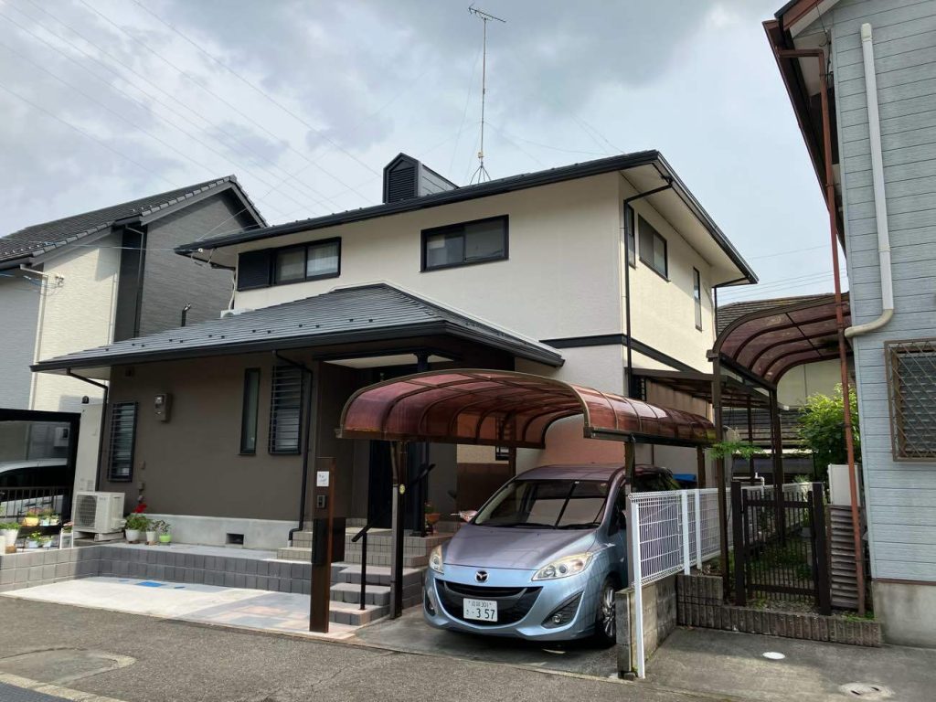 岡崎市 外壁塗装・屋根塗装 施工事例 施工後