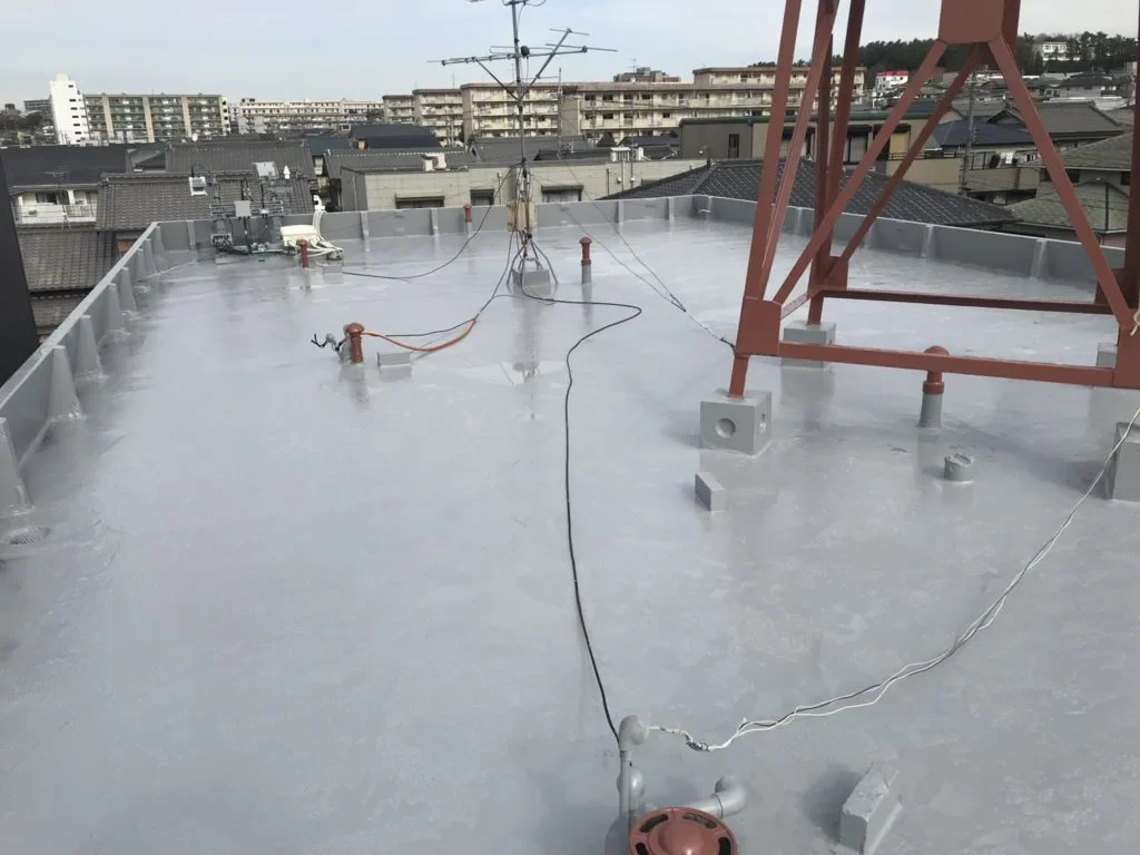 岡崎市 アパート 屋上防水・雨漏り修繕工事 施工後