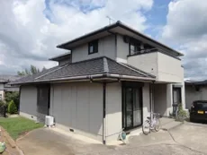 岡崎市のT様邸で外壁塗装事例 施工前