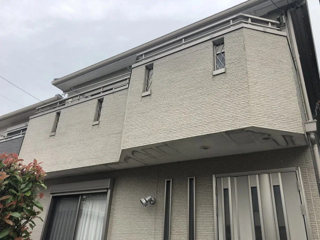 岡崎市のN様邸の外壁塗装工事をしました 施工前