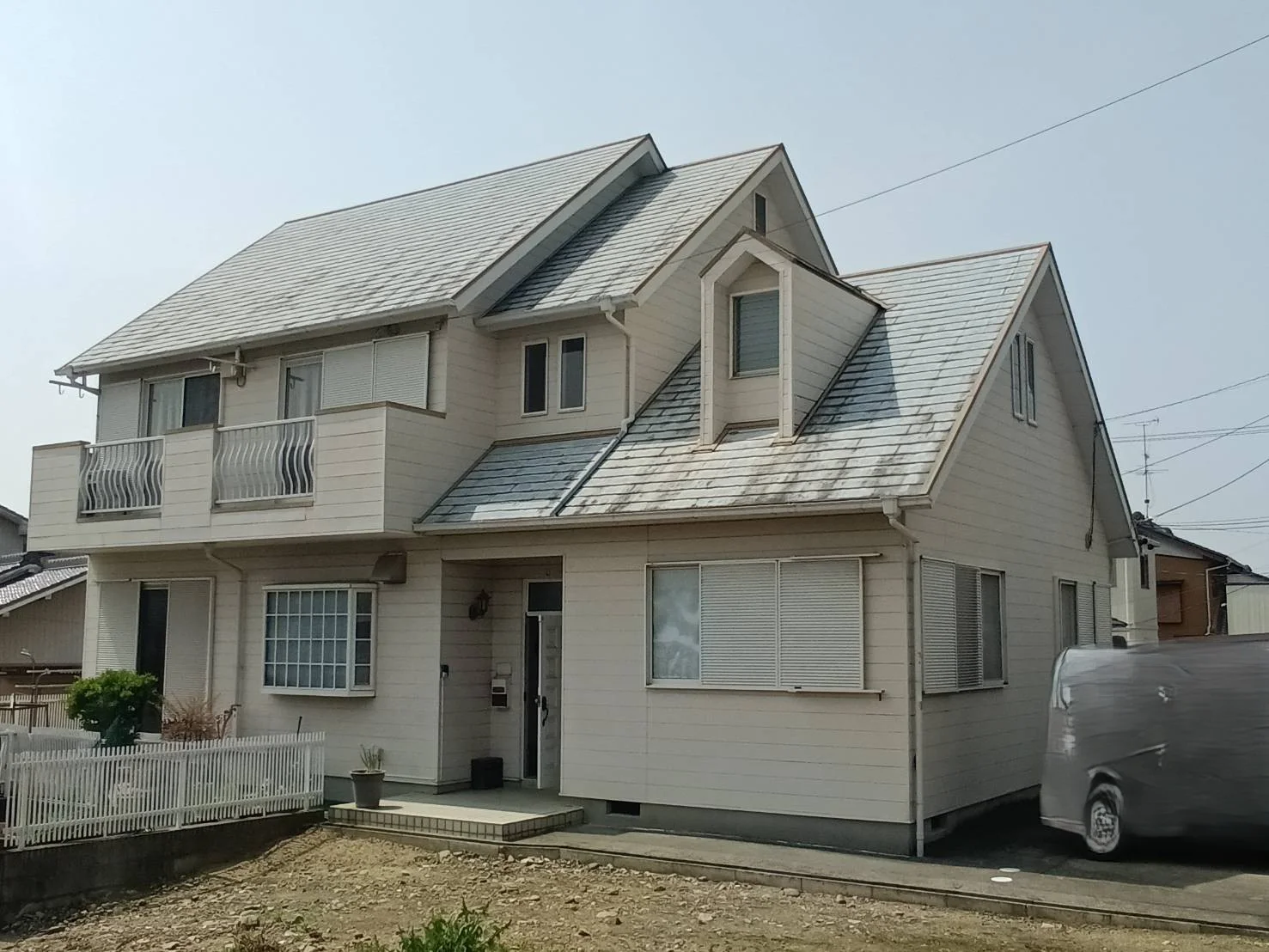 岡崎市 屋根・外壁塗装｜H様邸施工事例 施工前