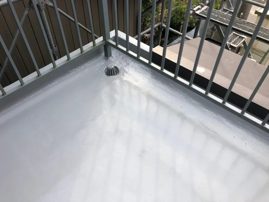 岡崎市のY様邸で雨漏り修理・ベランダ防水工事 施工後